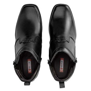 Bota Masculina Social Couro Preto Arizona Country