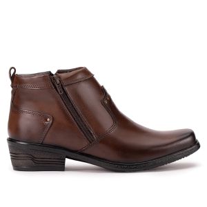 Bota Masculina Social Couro Marrom Arizona Country