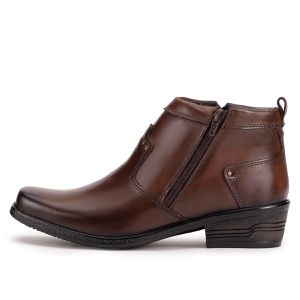 Bota Masculina Social Couro Marrom Arizona Country