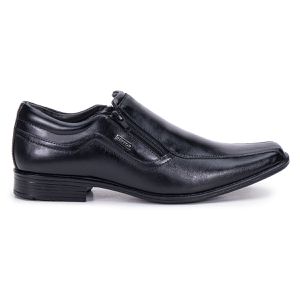 Sapato Social Masculino Couro Legítimo Zíper Preto Berlim