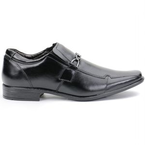 Sapato Social Masculino Em Couro Cor Preto Kéffor Linha Berlim