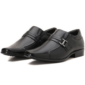 Sapato Social Masculino Em Couro Cor Preto Linha Berlim
