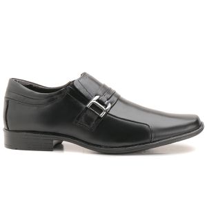 Sapato Social Masculino Em Couro Cor Preto Linha Berlim