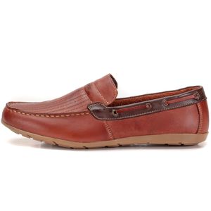 Mocassim Masculino Em Couro Cor Mogno Caribe Kéffor