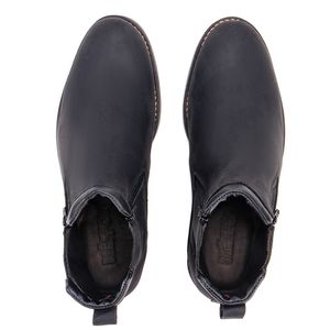 Bota Chelsea Masculina Bico Redondo Preto Confortável