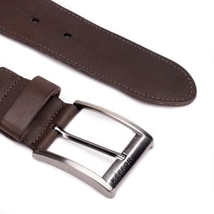 Cinto Masculino Couro e Elástico Marrom CT115