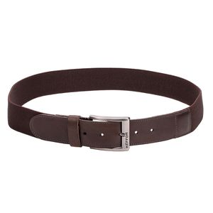 Cinto Masculino Couro e Elástico Marrom CT115