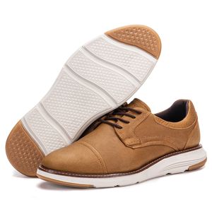 Sapato Casual De Couro Masculino Bege Copenhagen