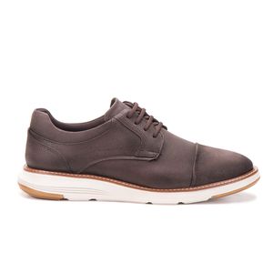 Sapato Casual De Couro Masculino Café Copenhagen