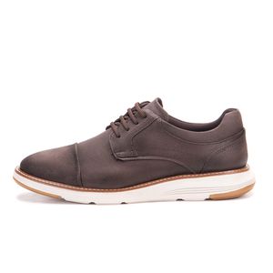 Sapato Casual De Couro Masculino Café Copenhagen