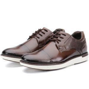 Calçado Masculino Oxford Em Couro Forro Em Couro Kéffor Linha Cronos