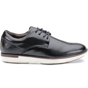 Sapato Masculino Oxford Em Couro Cor Preto Kéffor Linha Cronos