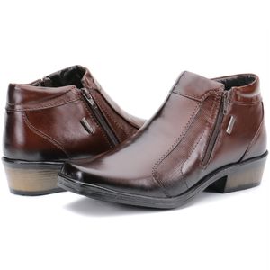 Bota Masculina Country Em Couro Kéffor Linha Arizona Country
