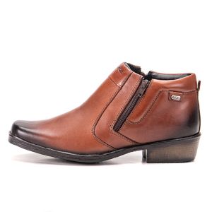 Bota Social Country De Couro Bico Quadrado Kéffor Arizona