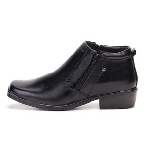 Bota Social Masculina Couro Legítimo Preto Arizona Country
