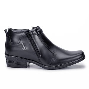 Bota Social Country De Couro Espumada Preto Arizona Country