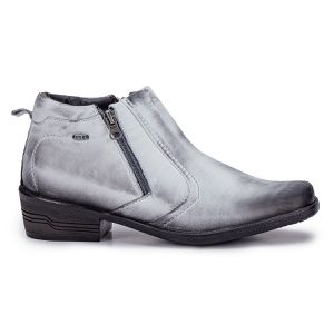 Bota Masculina Country De Couro Off White Arizona Country