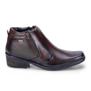 Bota Masculina Country De Couro Macia Café Arizona Country