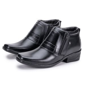 Bota Masculina Social Country de Couro Zíper Arizona Country Preto