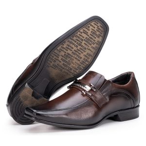 Sapato Social Linha Istambull New em Couro Café Primer Kéffor