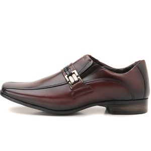 Sapato Social Masculino Em Couro Marrom Confortavel Istambull New