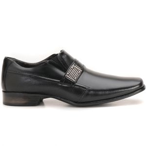  Sapato Social Masculino Em Couro Preto Istambull New