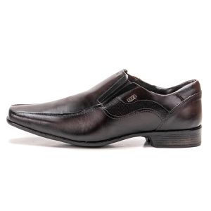 Sapato Social Masculino De Couro Café Confort Istambull