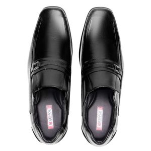 Sapato Social Couro Bico Fino Preto Istambull New