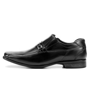 Sapato Social Couro Bico Fino Preto Istambull New