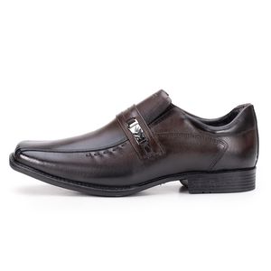 Sapato Social Masculino Em Couro Marrom Macio Metrópole New