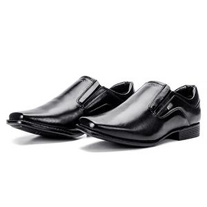 Sapato De Couro Executivo Masculino Preto Macio Metropole New