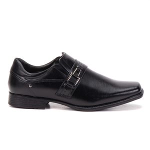 Sapato Masculino Bico Quadrado Couro Preto Metrópole New