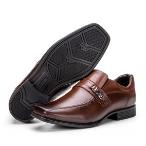 Sapato Social Masculino Em Couro Marrom Macio Metrópole New