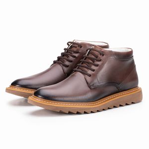 Sapato Casual Palermo de Couro Conhaque Cano Baixo Kéffor 