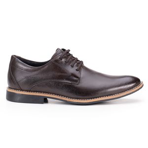 Sapato Social Café Masculino de Couro Paris Premium