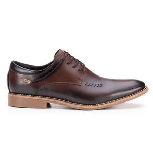 Sapato Social Marrom Masculino de Couro Paris Moderno 