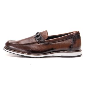 Sapato Oxford De Couro Legítimo Marrom Com Gravata Macio Play
