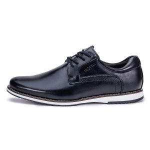 Sapato Social Oxford de Couro Preto Play