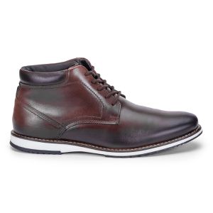 Sapato Oxford Derby De Couro Cano Curto Marrom Macio Play