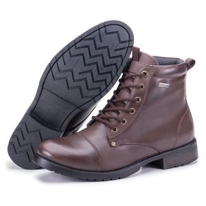 Coturno Couro Ranger - Legítimo Marrom 