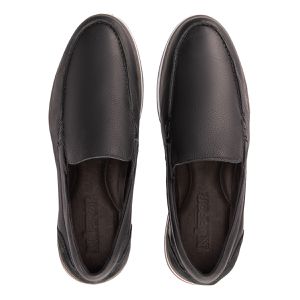 Mocassim Masculino Couro Legítimo Preto Trento
