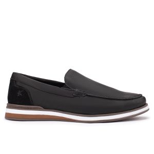 Mocassim Masculino Couro Legítimo Preto Trento