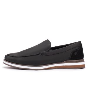 Mocassim Masculino Couro Legítimo Preto Trento