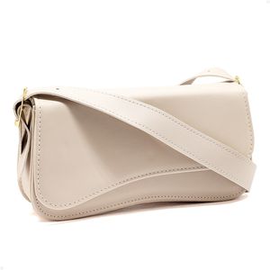 Bolsa Feminina Baguete Off White - Haldrys