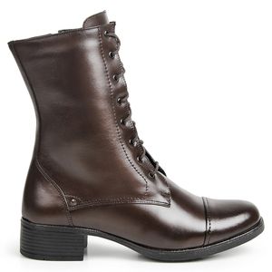 Bota Coturno Feminino Café - Haldrys