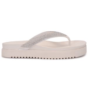 Papete Chinelo Feminino Birken Branco - Haldrys