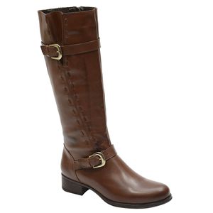 Bota Montaria Feminina Couro Legítimo Brandy - Haldrys