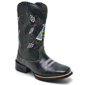 Bota Feminina Texana Cano Longo Preto - Haldrys