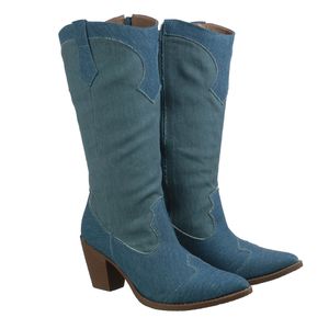 Bota Western Jeans - Haldrys