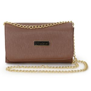 Clutch Feminina Haldrys Caramelo - Haldrys